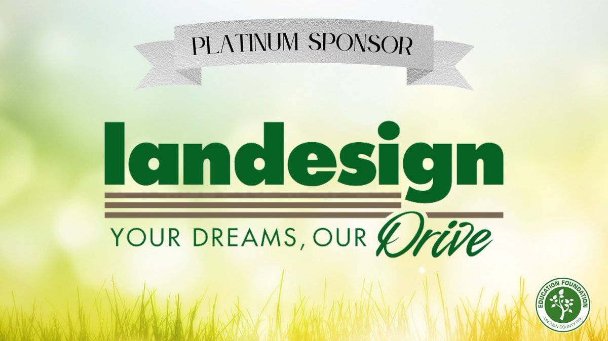 Spring is coming! Check out our Platinum Sponsor <a href="/landesignllc/">Landesign LLC</a> to see how they can help with your outdoor design projects.
Their support of the Education Foundation helps to fund classroom grants for the LCR3 School District! #proud2br3 #lcr3ef #supportourstudents