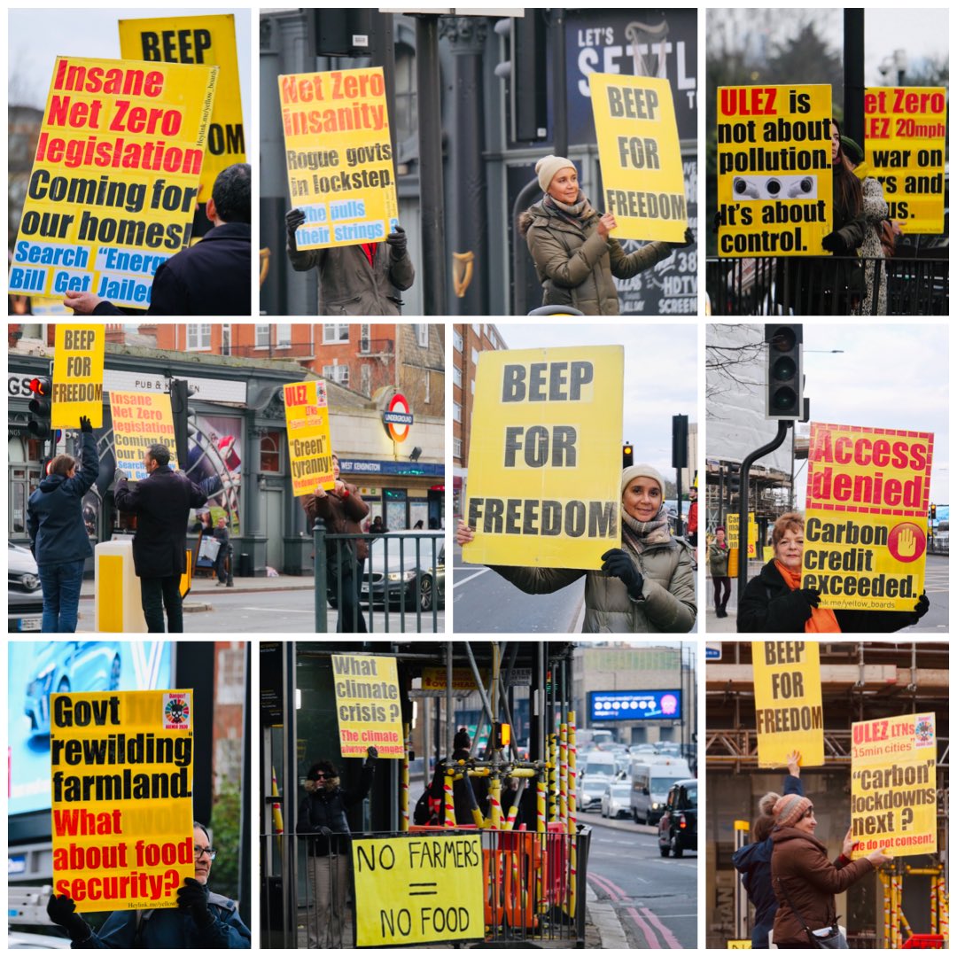 #yellowboardarmy #yellowboards #outreach #yellowboardarmy #peopleforthepeople #london #rejectagenda2030 #stayfree #youarethecarbontheywanttoreduce #climatecon #netzeromania #westkensington