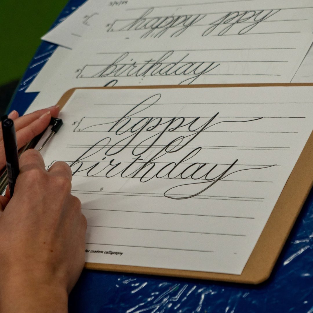 LuneSpark's tweet image. At Lune Spark, we are a creative center for diverse artistic exploration! Try our calligraphy classes led by Sonia Pal, who also leads workshops, including an upcoming historical letter folding (stay tuned) and more! 

#lunespark #calligraphy #calligraphyclasses