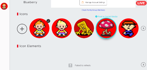 PKBlueberry's tweet photo. Lmao I think they did a quick hackjob to try and block Mother 3 icons outside of Japan so if you cheese the system it's just bugged. This is hilarious

#MOTHER #MOTHER3 #EARTHBOUND https://t.co/SwbYf44pfh