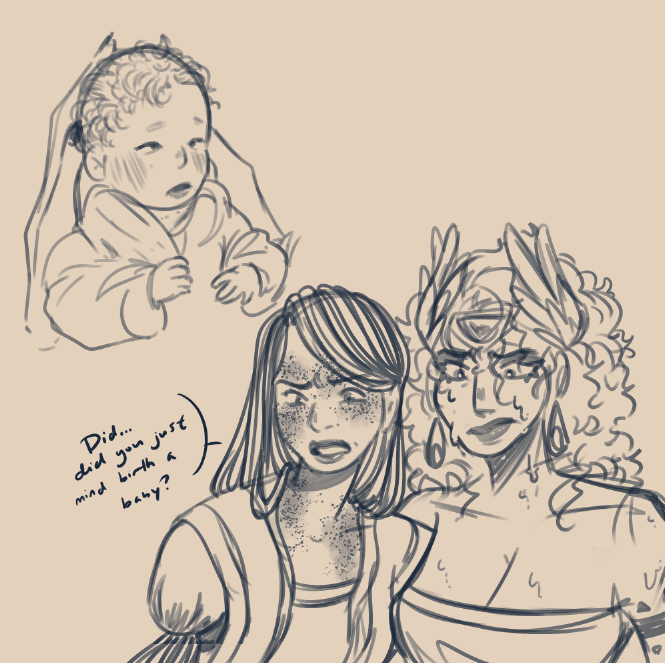 I need to post but everything is in the oven rn so have baby sketches! 
#richcheesecookie #goldenraisin #crk