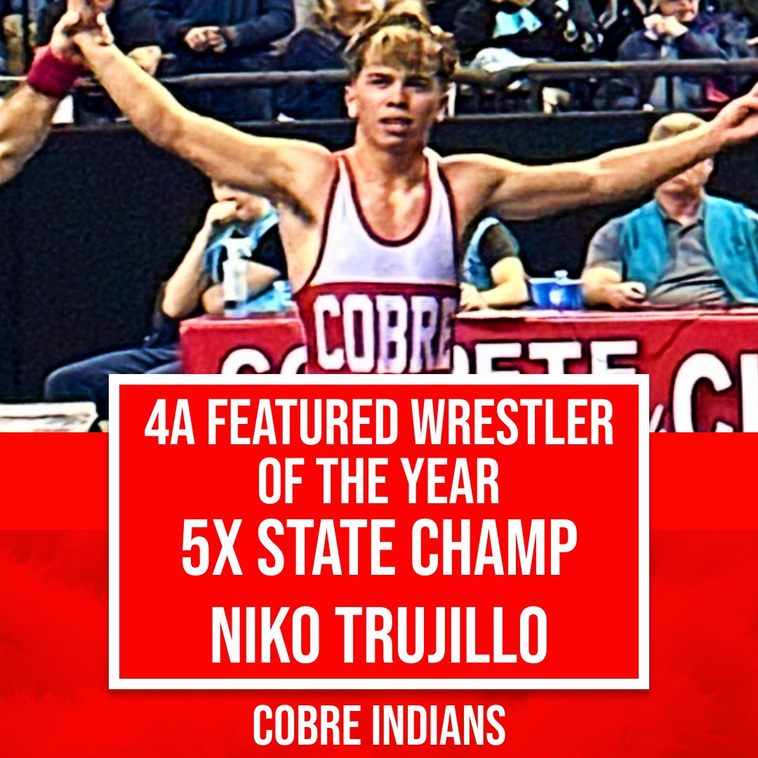 nmwrestlinginfo's tweet photo. 2024 FEATURED WRESTLER OF THE YEAR - NIKO TRUJILLO COBRE

VIEW PROFILE @ https://t.co/q1hKLoS6Hr https://t.co/qqP8o3mTWk