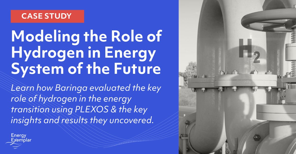 EnergyExemplar's tweet photo. ๐ Coupling the #hydrogen & #power systems provides key benefits for the #energytransition. Read how @Baringa utilized #PLEXOS to conduct power & gas #cooptimization and configuration testing & uncover the system-value of the hydrogen economy: https://t.co/yVh563r5jB https://t.co/oG6hDPxVmz