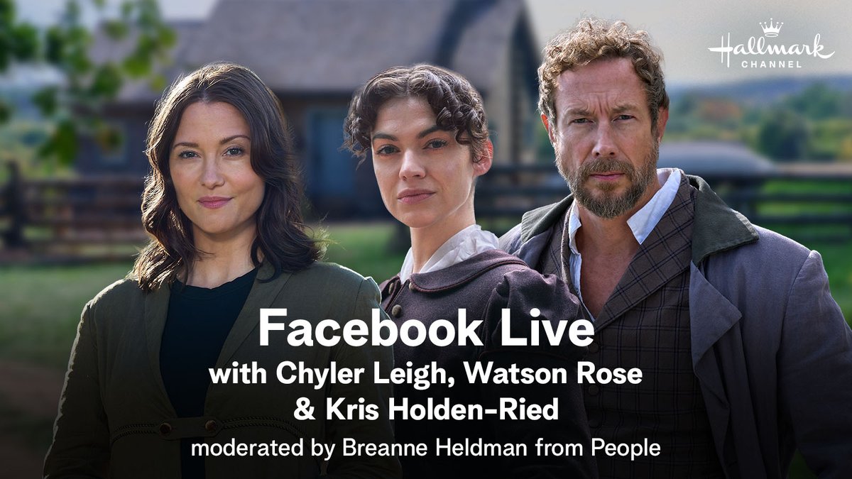 Tomorrow at 1pm ET, @chy_leigh, #WatsonRose, and @KrisHolden_Ried answer questions about @TheWayHomeHC, in a special Facebook live hosted by @BreanneNYC from @People. #TheWayHome