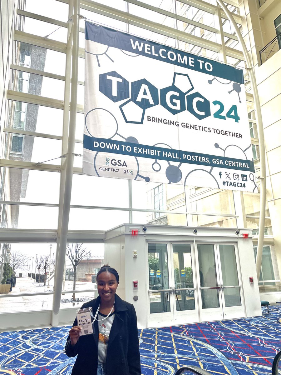 Lauryn Higginson (@laurynhigginson) on Twitter photo First day at #TAGC24 has been a blast! I had an amazing meeting with my #NSF Rising Scientist Mentor, <a href="/AVM_fly/">Alysia Vrailas-Mortimer</a> !! Tomorrow I’ll be presenting a poster on the cell type-specific consequences of RNA exosome-linked disease mutations on proper #Drosophila brain development. EXCITING! First day at #TAGC24 has been a blast! I had an amazing meeting with my #NSF Rising Scientist Mentor, <a href="/AVM_fly/">Alysia Vrailas-Mortimer</a> !! Tomorrow I’ll be presenting a poster on the cell type-specific consequences of RNA exosome-linked disease mutations on proper #Drosophila brain development. EXCITING!