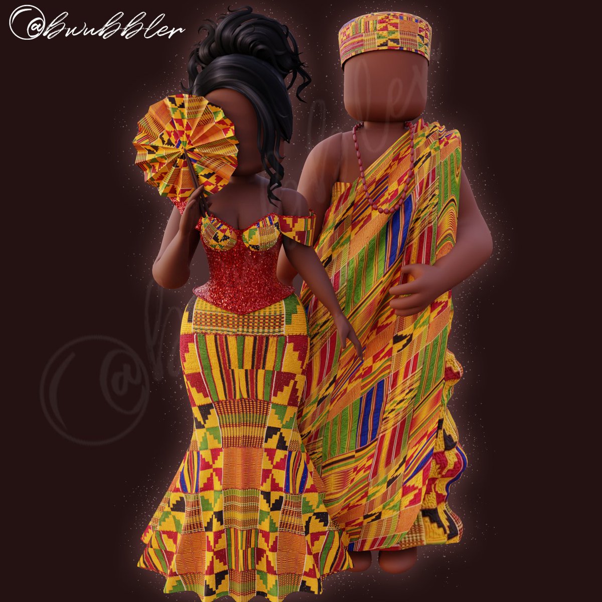 🇬🇭Royale Kente Set🇬🇭

HAPPY GHANA INDEPENDENCE DAY

likes and retweets appreciated ♡
#royalehigh #b3d #blender #royalehighconcept #royalehighart #robloxartist #robloxart #roblox #rhtc #RobloxDev #blenderart #blender3d #beaplaysconcepts #rhart #GhanaMonth #GhanaIndependenceDay