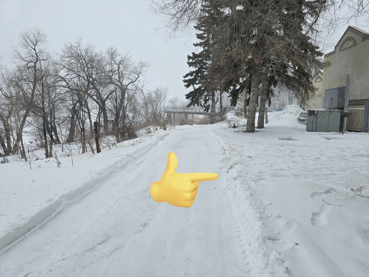 Hi <a href="/cityofwinnipeg/">City of Winnipeg</a> !
Quick snow clearing issue to note for Taché  Ave.
The small sidewalk connecting Despins to the multi-use sidewalk/path has been missed by the sidewalk plow for the last few snowfalls.
If it could please be passed along to ensure it's not skipped. Thank you!