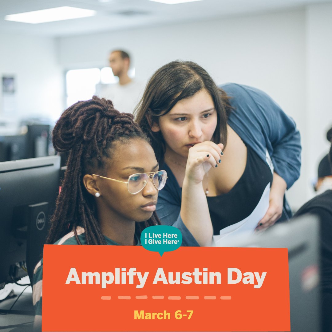 We're placing 100 high school girls into paid, Software Engineering internships this Summer! You can support the #BestSummerEver campaign and our work through a donation of any amount at: amplifyatx.org/organizations/…