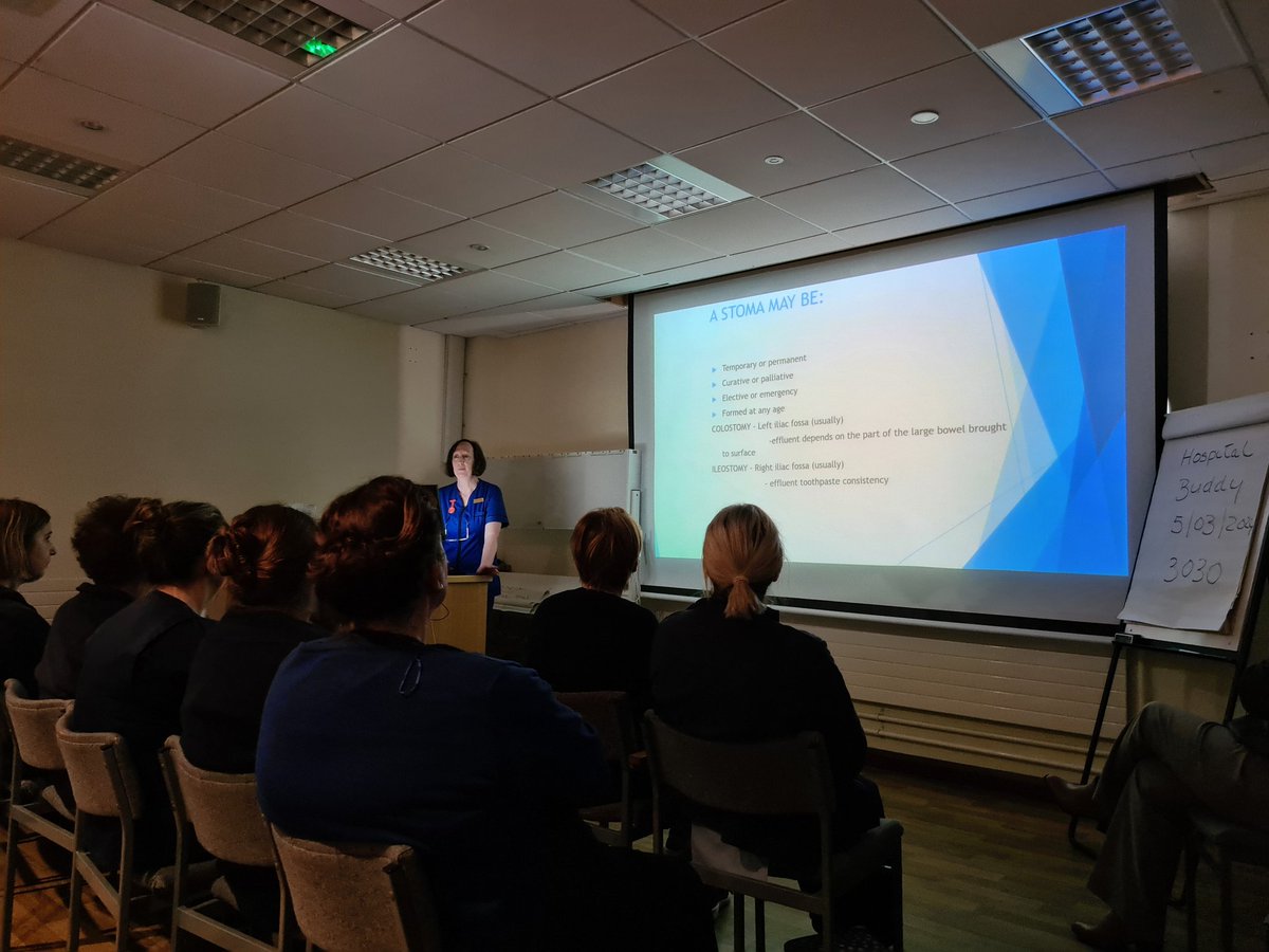 SUH Nursing Grand Rounds (@suhngr_) on Twitter photo Thank you to Susan Moore - Stoma care CNS for a very interesting presentation 'what nurses meed to know about Stoma care' at SUH Nursing Grand Rounds today. Full house again👏👏👏👏
<a href="/CaResearchSligo/">Margaret Burke</a>
<a href="/lornanellany/">Lorna nellany</a> <a href="/MauraHeffernan2/">Maura Heffernan</a> @saoltagroup <a href="/Geraghty_duffy/">Mary Duffy</a> Thank you to Susan Moore - Stoma care CNS for a very interesting presentation 'what nurses meed to know about Stoma care' at SUH Nursing Grand Rounds today. Full house again👏👏👏👏
<a href="/CaResearchSligo/">Margaret Burke</a>
<a href="/lornanellany/">Lorna nellany</a> <a href="/MauraHeffernan2/">Maura Heffernan</a> @saoltagroup <a href="/Geraghty_duffy/">Mary Duffy</a>