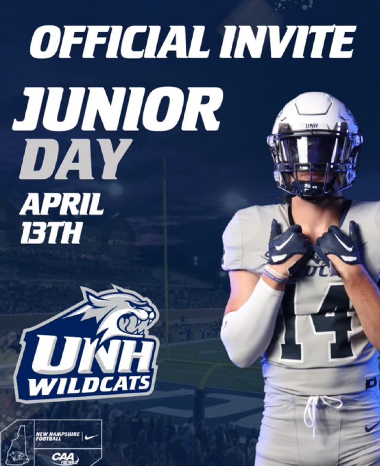 RyanBannon17's tweet photo. Thank You @603Recruiting @Coach_Borden @UNH_Football for the invite. Looking forward to getting on campus. @Mpstrachan https://t.co/ddBG7nKfTW