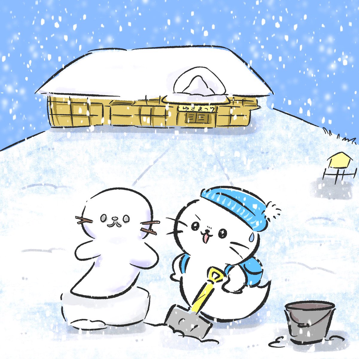 odoron_go's tweet image. 冬を堪能するろん❄︎