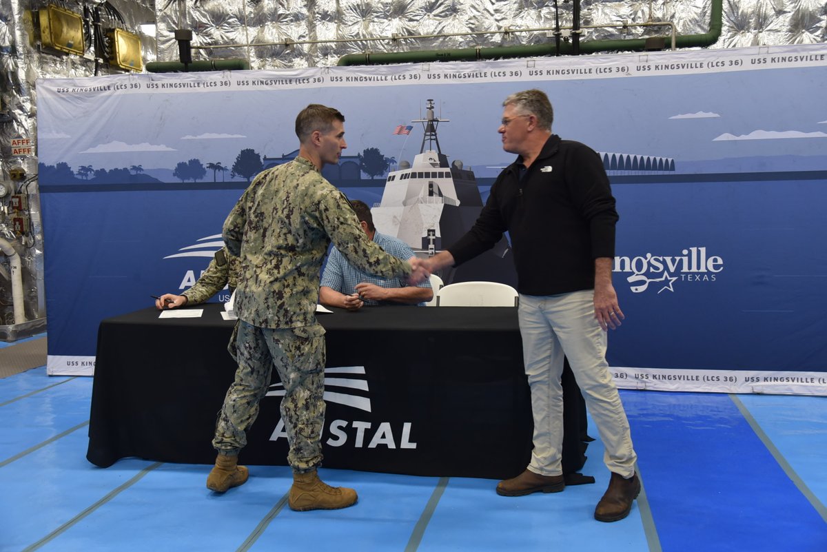 Austal USA delivered the future USS Kingsville (LCS 36) to the @USNavy last week. Kingsville is the 18th LCS delivered by the company & the first U.S. Navy vessel to be named after the Texas city home to Naval Air Station Kingsville & directly tied to the historic King Ranch.