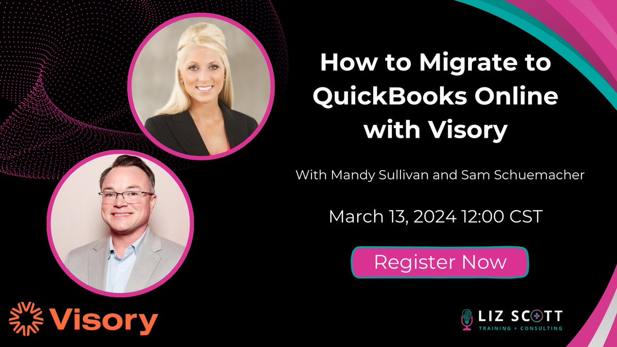 Mark your calendar for March 13th and join Visory's webinar, 'How to Migrate to QuickBooks Online with Visory'. Learn how Visory can help you migrate your data, settings, preferences, and reports to QuickBooks Online without any hassle! Register Here 👉 loom.ly/WQOM308