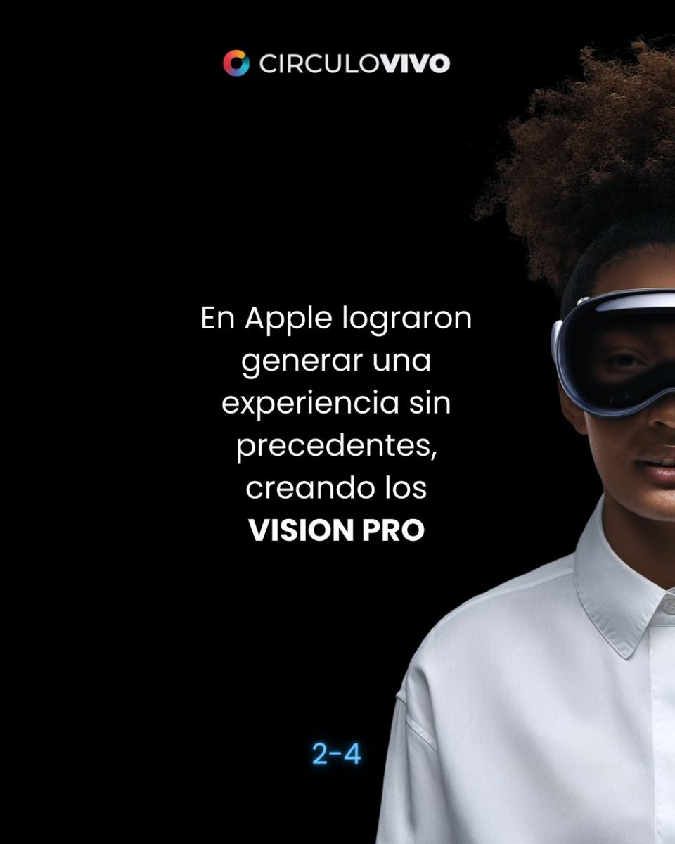 CirculoVivo's tweet photo. ¡Descubre una nueva forma de ver el mundo con los Vision Pro de Apple! 🌟 Estos revolucionarios anteojos inteligentes están cambiando por completo la manera en que interactuamos con el mundo.
 #VisionPro #Tecnología #RealidadAumentada #TransformaciónDigital #circulovivoinforma https://t.co/BkeyTg369F