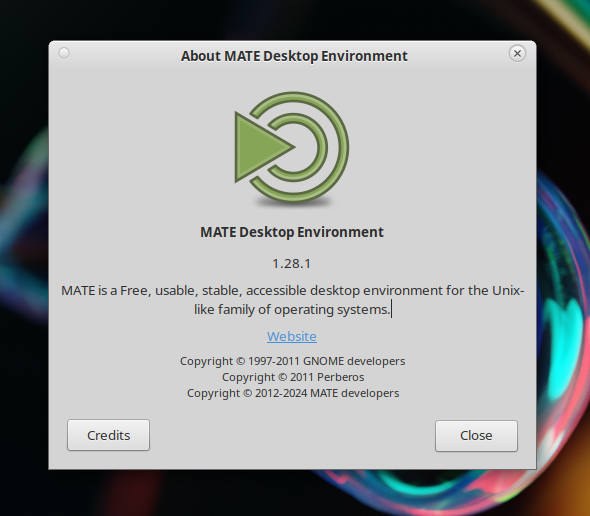 Did you know the MATE desktop hasn't had a release announcement since version 1.26 in 2021?

There still isn't an announcement, BUT

MATE 1.28 has been official since February 12th. You can get it in places like #Fedora Rawhide, OpenMandriva Cooker and #Slackware Current.

#Linux