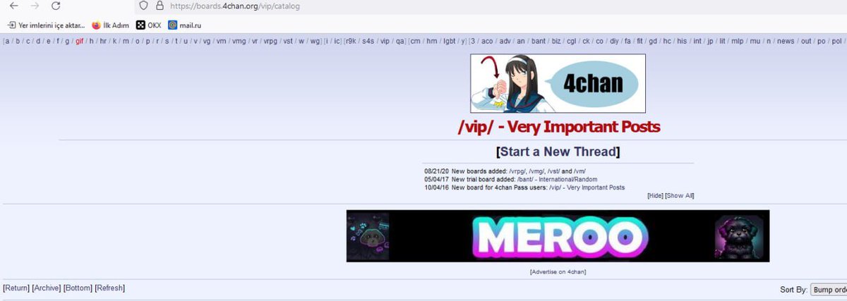 MerooSolana's tweet photo. 4chan banner live 🔥 https://t.co/zGb5H0Na0d https://t.co/RUPQCjf07u