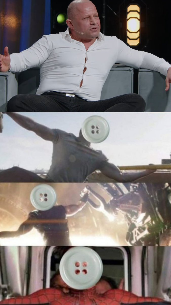 Zobaczyłem ten wysrywa w #cloutmma ... Po tym całym widowisku powiem tylko tyle - życzę wam związków tak mocnych jak guziki tego człowieka 🙆🤣