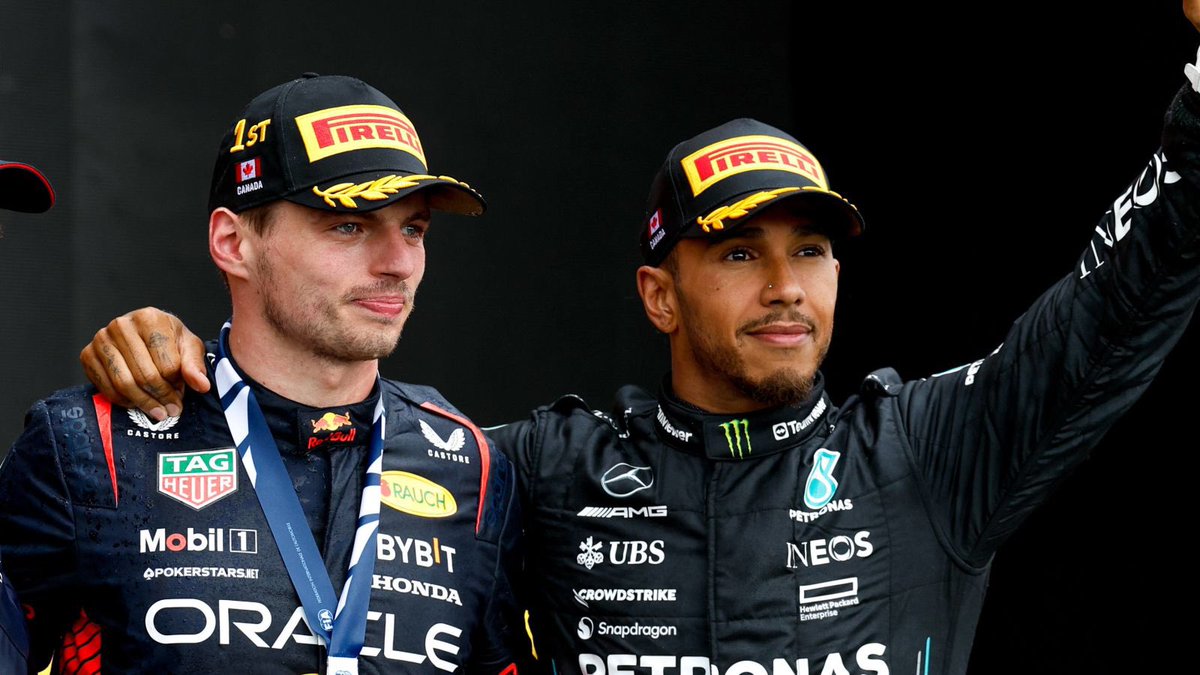 fiagirly's tweet image. #F1 | Lewis Hamilton says previous rivalry with Max Verstappen has no impact on a possible move to Mercedes in 2025: 

“I wouldn’t say I’m surprised, no [on speculation about a Verstappen-Mercedes move] because he’s a great driver. We spoke back then [after Abu Dhabi 2021], I…