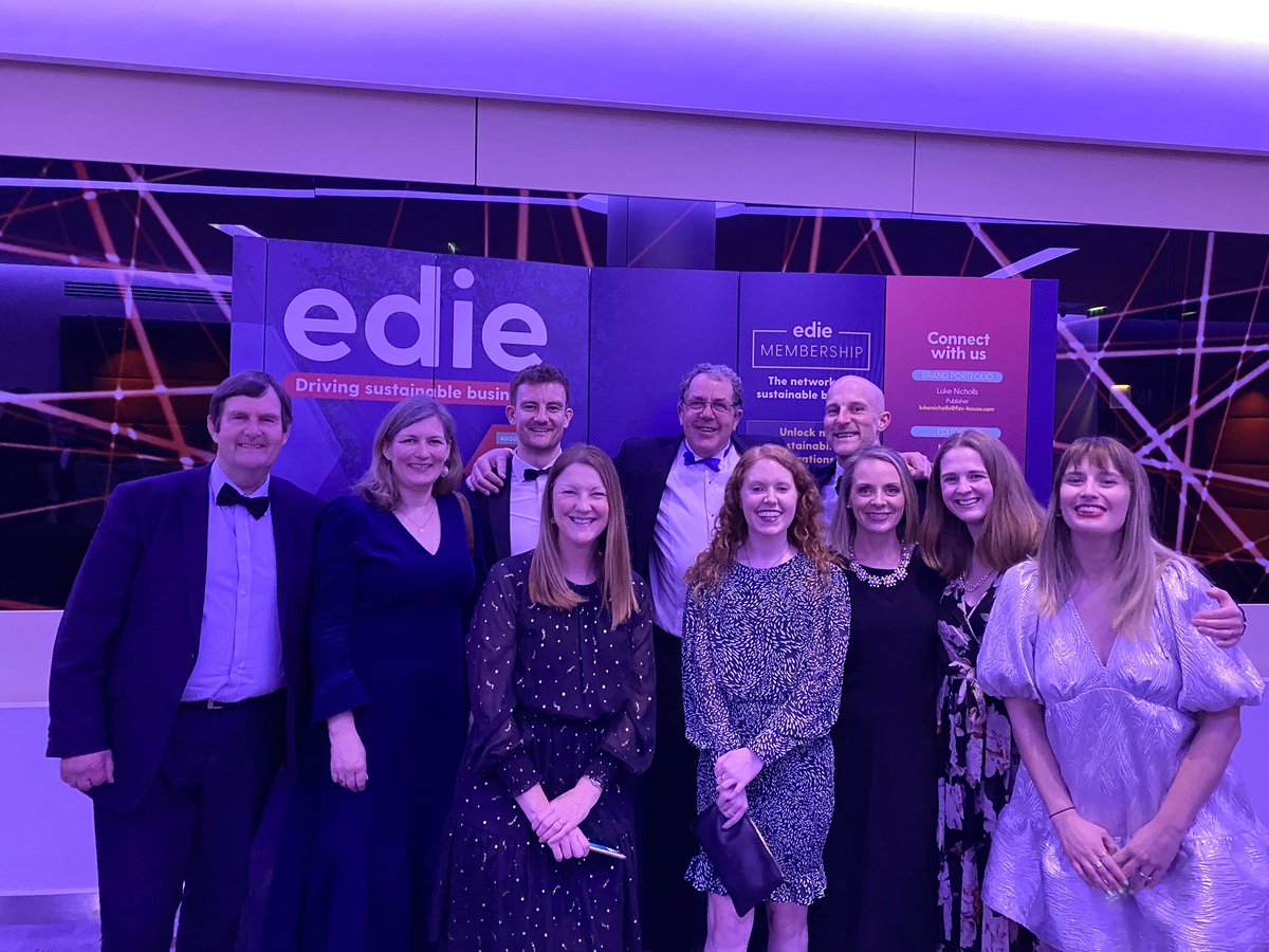 SuntoryBF_GBI's tweet photo. A great night celebrating so many amazing sustainability projects at the @edie awards 👏

Brilliant to have been shortlisted for the Nature &amp; Biodiversity Project of the Year, recognising the work we do with our wonderful growers to produce blackcurrants more sustainably 💚 https://t.co/AYrGkTACYn