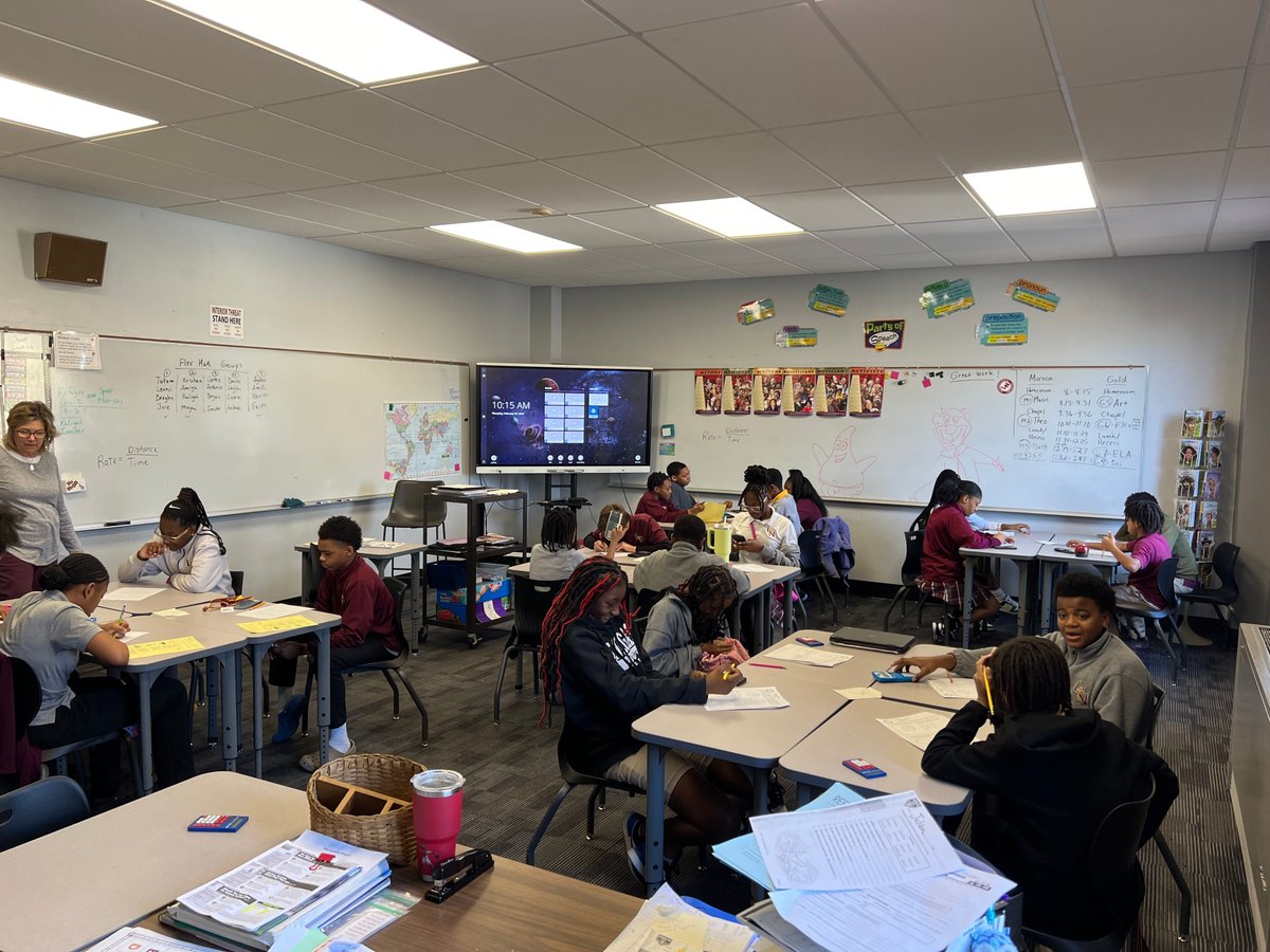lncrusaders's tweet photo. 🧠💡 Sixth Grade Math: Team Problem Solving at its Finest! 💡🧠

In sixth grade math at Lutheran North, it's all about putting our wits to the test and collaborating as a team! 📐🔍 #TeamProblemSolving #CollaborativeLearning #CrusaderPride https://t.co/6OKm50V8l0