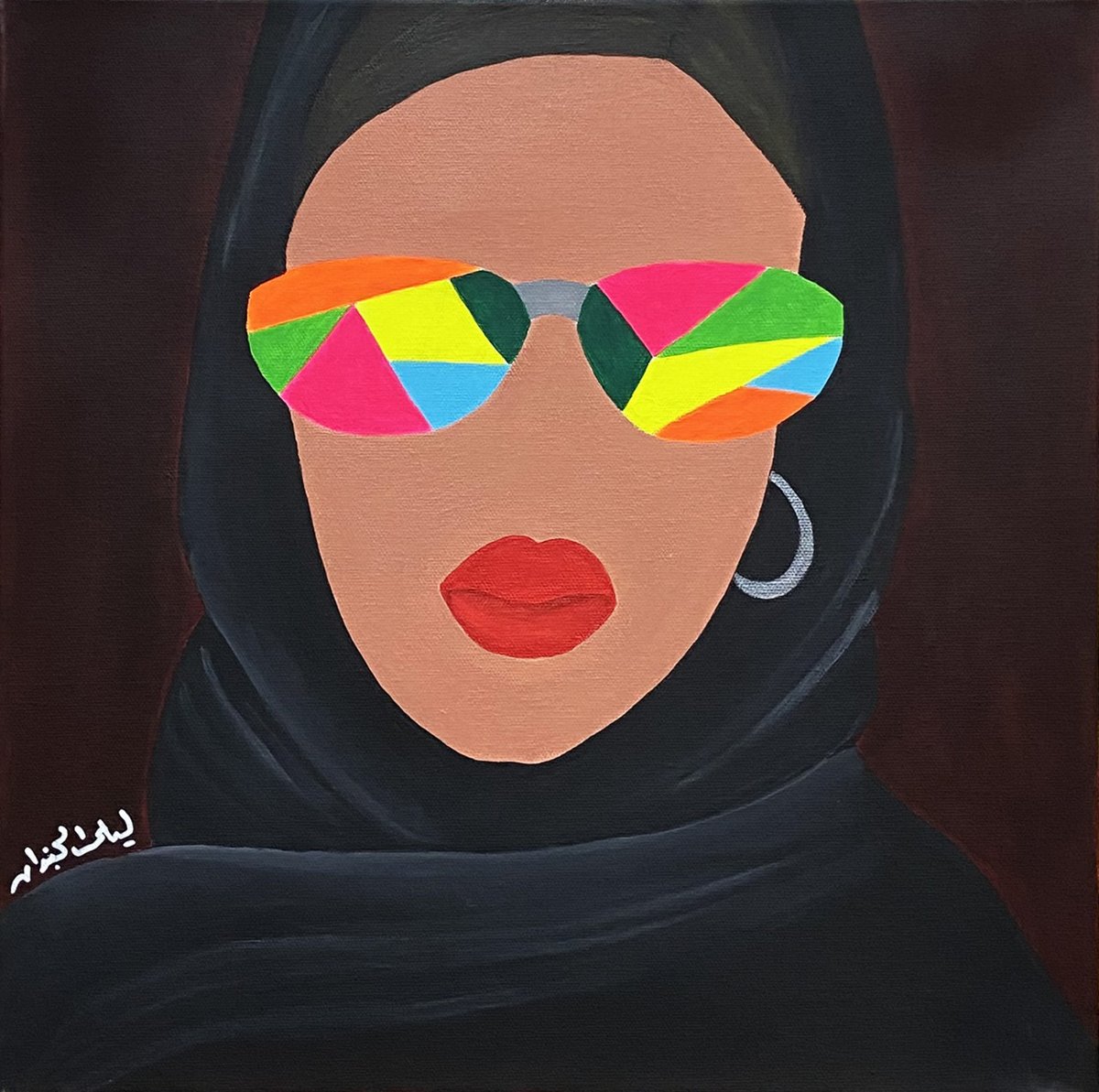 arabnews's tweet photo. #Saudi artist @LailaJindan is not shy about using bold colors and an expressionist style in her paintings and collages as she attempts to interpret the country’s heritage and transformation https://t.co/0NbTTL5R0q https://t.co/5kZzilx4Ta