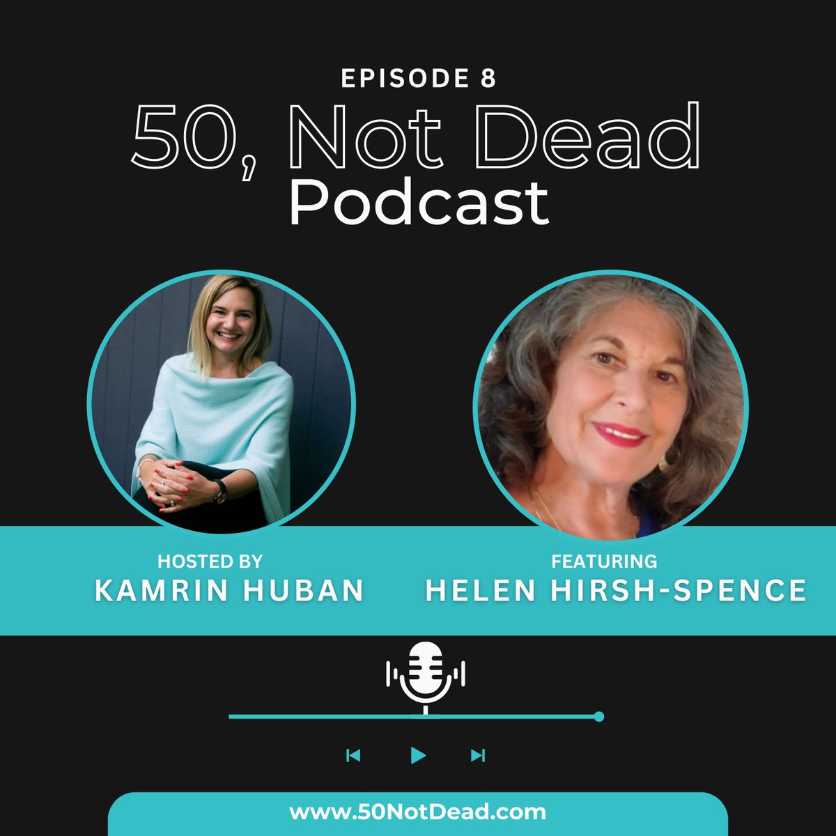 Top60Over60's tweet image. Great conversation with @Kamrin Huban on her podcast 50, Not Dead.
Take a listen on her website buff.ly/49OCQ7g  or on Buzzsprout buff.ly/3uPcYsX 
or Spotify buff.ly/3SRxpgL
#multigenerational #eradicateageism #womenover50