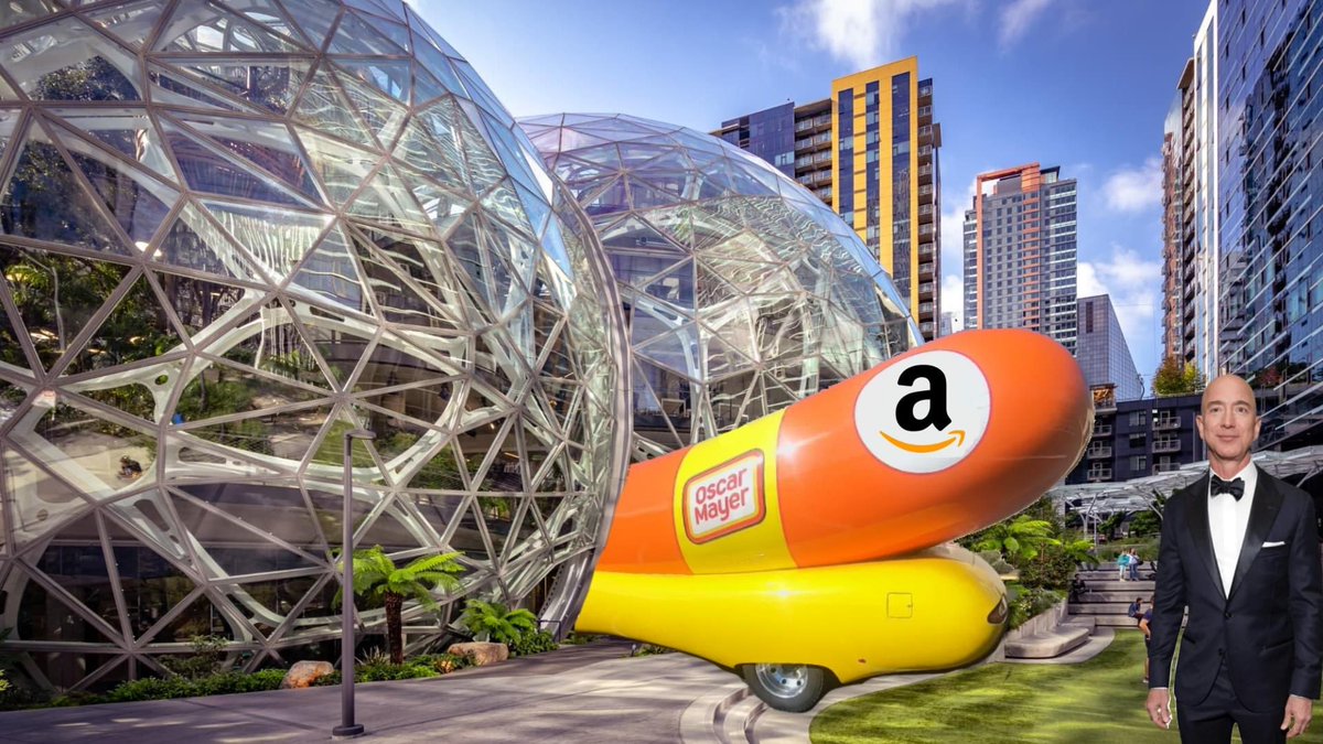 SeattleShepard1's tweet image. From Books to Bangers - @Amazon founder @JeffBezos' latest investment is the creation of meatless @oscarmayer wieners and sausages.  Can't make this stuff up.

fortune.com/2024/03/06/osc…