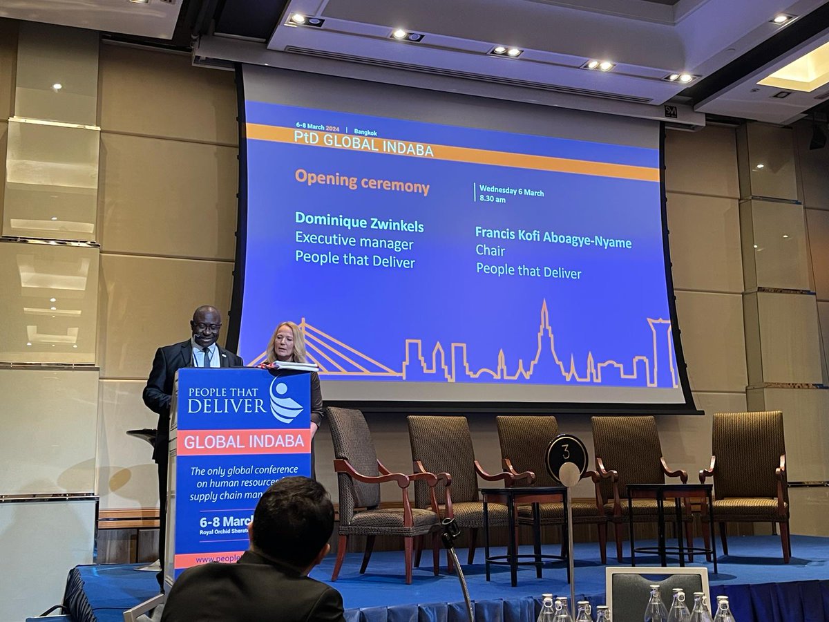 MSHHealthImpact's tweet photo. It was a busy Day 1 for MSH at @PplthatDeliver's #PtDIndaba. In his welcome remarks, MSH’s @kofinyame talked about the future. “We need to be ready for healthcare supply chains that do not focus on the product or institutions but on the patient.” https://t.co/Pr3rjp59PA