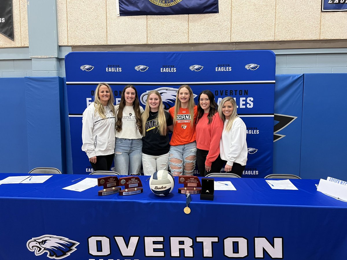 Trey Redfield (@trey_redfield) on Twitter photo How I spent the first part of work today: Celebrating the <a href="/OvertonEagles/">Overton Eagles</a>! 🦅
Signing day for big blue, featuring five seniors in a class that has put together a phenomenal legacy in Overton. Hear from all of them tonight at 6, 9 & 10 on <a href="/NTVNEWS/">NTV News</a> & <a href="/KFXLFoxNebraska/">KFXL Fox Nebraska</a>! 🔥 How I spent the first part of work today: Celebrating the <a href="/OvertonEagles/">Overton Eagles</a>! 🦅
Signing day for big blue, featuring five seniors in a class that has put together a phenomenal legacy in Overton. Hear from all of them tonight at 6, 9 & 10 on <a href="/NTVNEWS/">NTV News</a> & <a href="/KFXLFoxNebraska/">KFXL Fox Nebraska</a>! 🔥