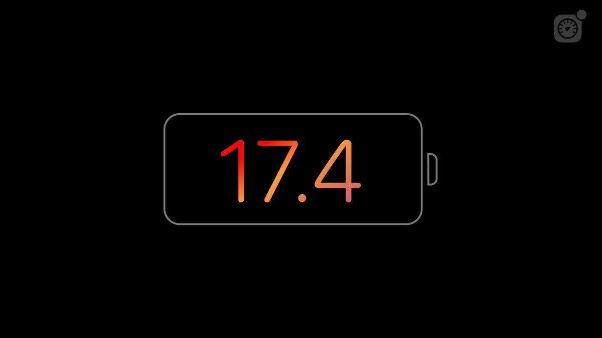 iSpeedtestOS's tweet photo. iOS 17.4 lasts in the Battery Test about the same (+0.08%, within margin of error) as iOS 17.3.1 for me.
Testing performed on an A14 device, your results may vary.
#iOS174 #iOS1731 #Battery https://t.co/AZfrkq7Iys