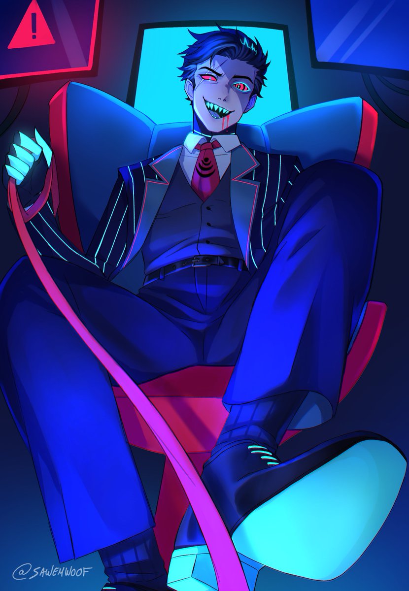sawemwoof's tweet photo. I can't stop thinking about him 😳

#HazbinHotel #VoxHazbinHotel https://t.co/9c2Mncx2lz