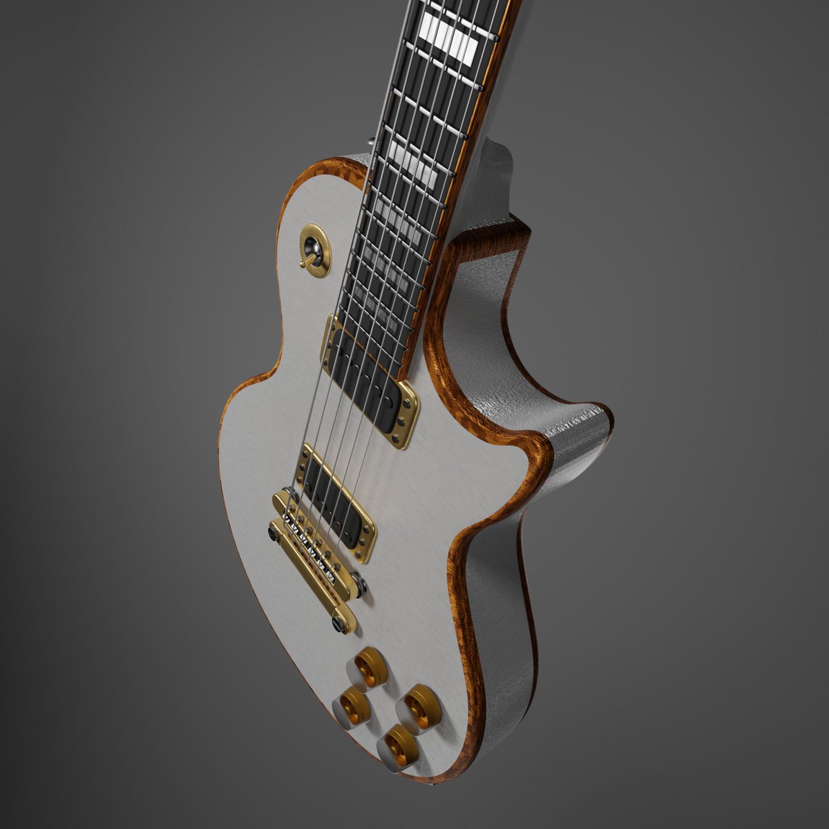 My friend ask me to do a guitar and i made it and cal it 'Kaniuka edition 35' 
#blender #gibson #guitar #music #realism #3dvisualisation #3dsmax #MAYA #3Dartist