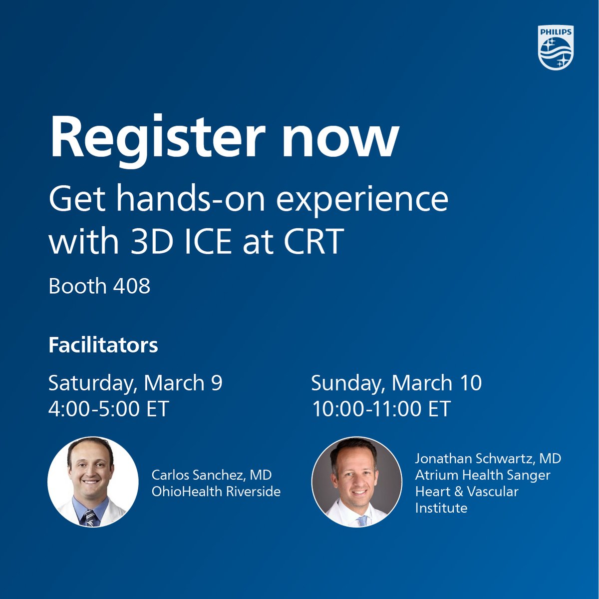 HaafJoel's tweet photo. Sign up for small group, expert led 3D ICE-guided LAA protocol training. Simulator hands-on plus case study discussions. Space is limited. Register Now! https://t.co/FvsS6nlCZV https://t.co/gdYLImaV8E