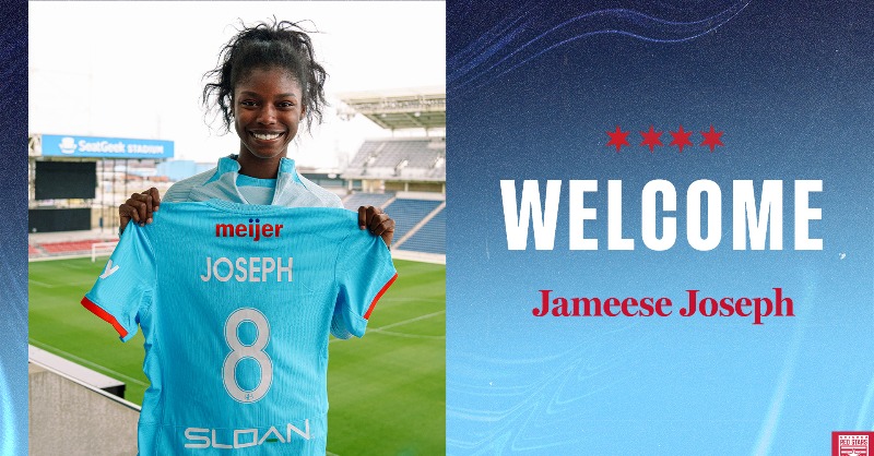 theChicagoStars's tweet photo. Draftee ➡️ Red Star ✍️

We’ve inked second-round draft pick Jameese Joseph to a three year contract through 2026. Welcome, @jameesejoseph! 😏🫶