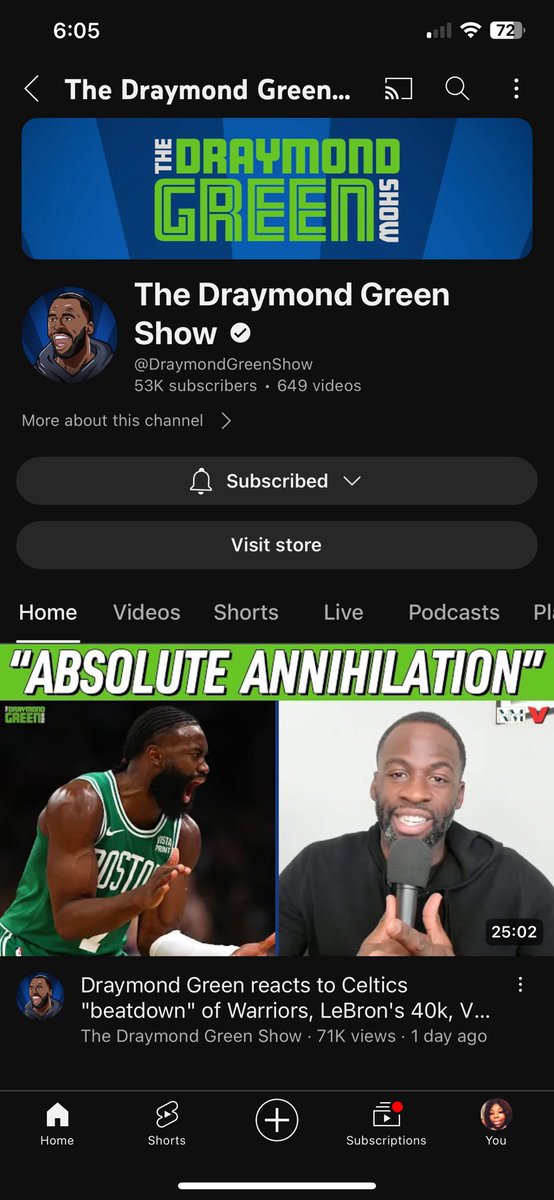 Rydaa1_'s tweet photo. @TheVolumeSports @Money23Green I subscribe to your channel https://t.co/0DjABZ1gBv