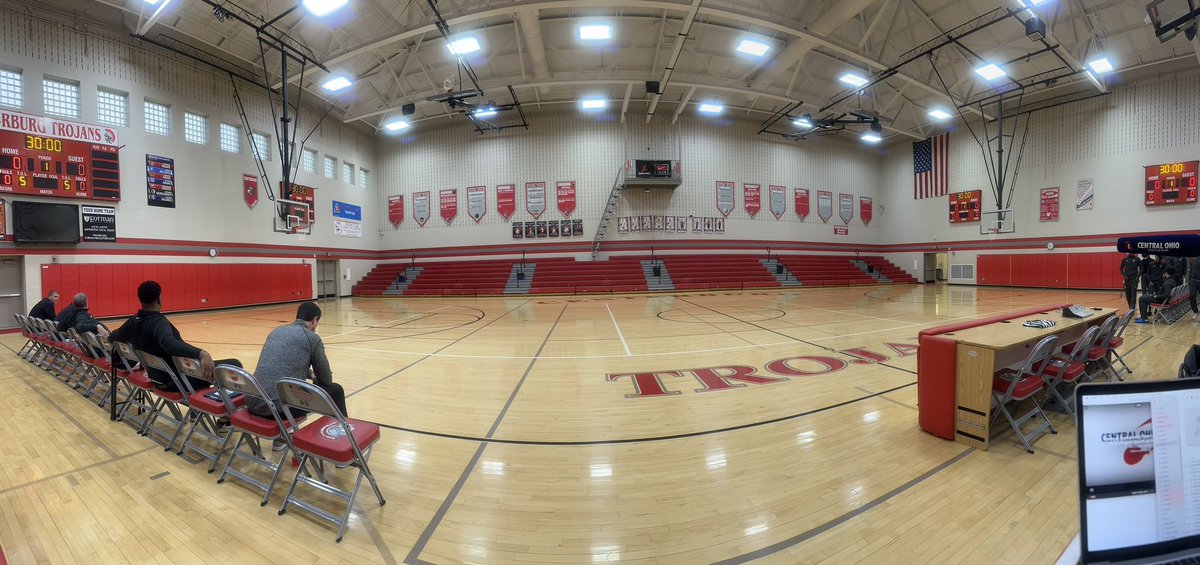 Tonight’s broadcast view from Centerburg HS. District Semifinal @PNBasketball vs @Warhawk_Hoops Coverage begins at 6:45PM cosnaudio.com/listenlive @Athletics_WCHS @PNAthletics @dsayre32 @DispatchFrank @270Hoops @mrichnotwealthy @YamoMedia @coachMinney