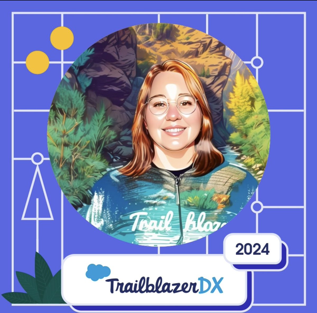 Hello #Ai 🤣🤣 I love it my new picture and look 🤩 

#TDX24 #trailblazer #Salesforce