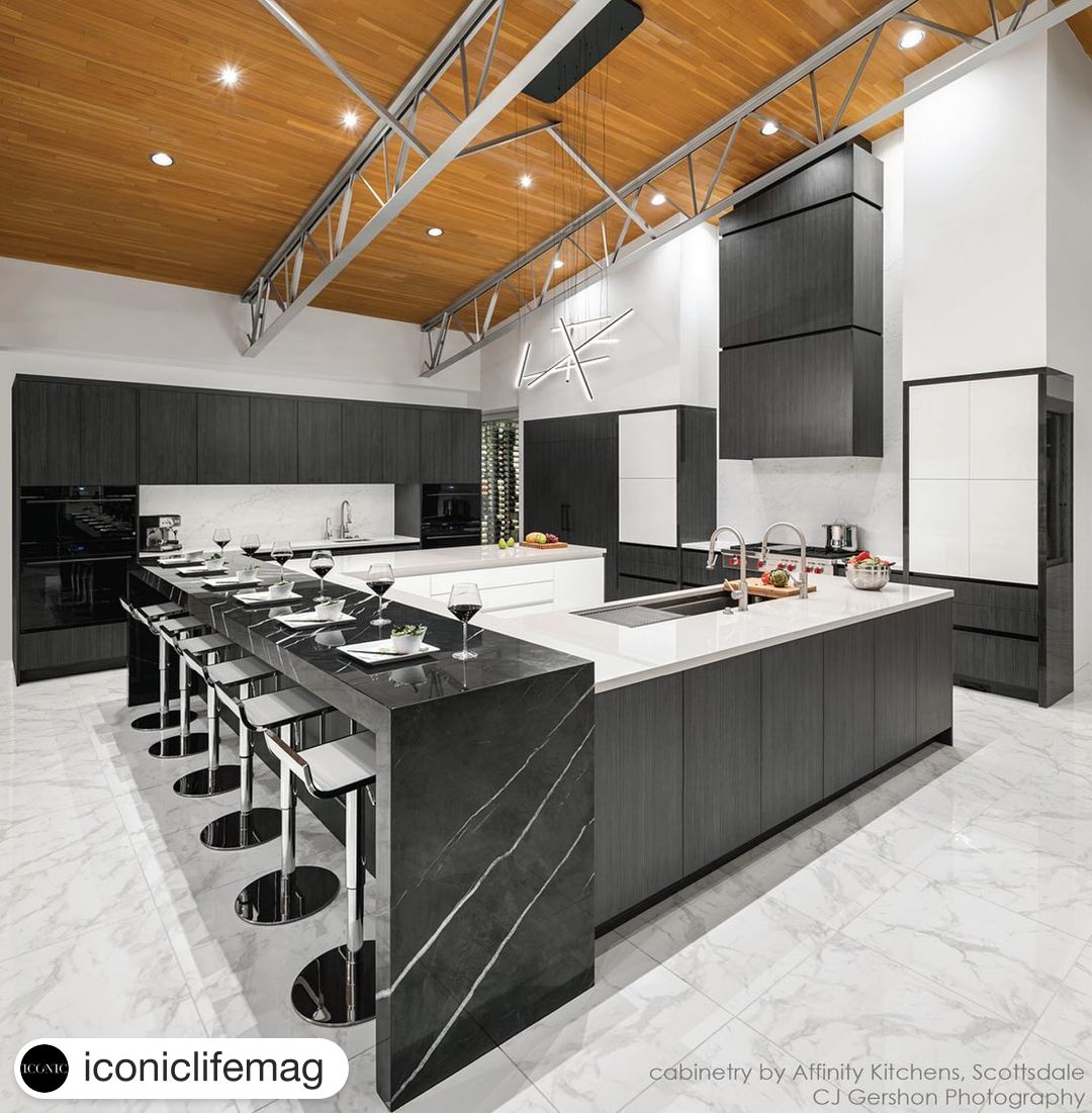 #Repost @iconiclifemag ・・・ Another beautiful interior designed by one of ICONIC’s Top Designers of 2023 @kttamminc. This stunning space combines a clean and functional design with modern luxury, bringing the kitchen to life. #interiordesign #luxurydesign #luxurylifestyle