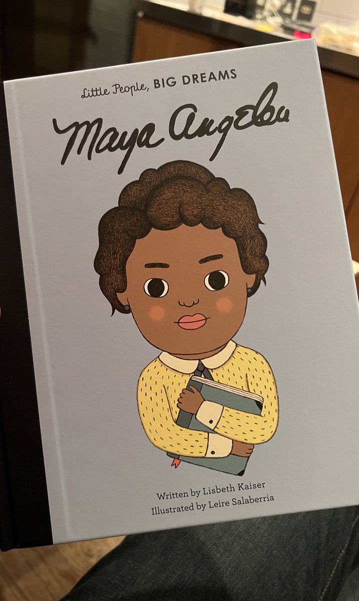 ST3AMCo's tweet photo. “ANY BOOK…
That helps a child to form a habit of reading, to make reading one of their deep and continuing needs, is good for them” Maya Angelo
The #ArtOfWords and the #ArtOfBooks on…
Our book for #WorldBookDay📚
A beautiful book about an artist, an activist, a dreamer, a doer
Little People : BIG DREAMS
Maya Angelo
Written by: Lisbeth Kaiser
Illustrated by: Leite Salaberria
Published by: Frances Lincoln