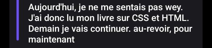 p_r_o_v_i_dence's tweet photo. How my day went in french 😂

The left is mine
The right is Hi Translate

I really hope you understand 😂
#french #HTML #CSS #Duolingo #HiTranslate https://t.co/OVBpEyzbk4