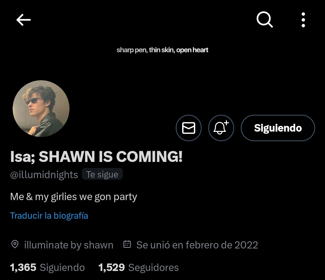 zqfim's tweet photo. 4/10 el header negro mmm pero puntos por la bio https://t.co/wXDAqMpt0e