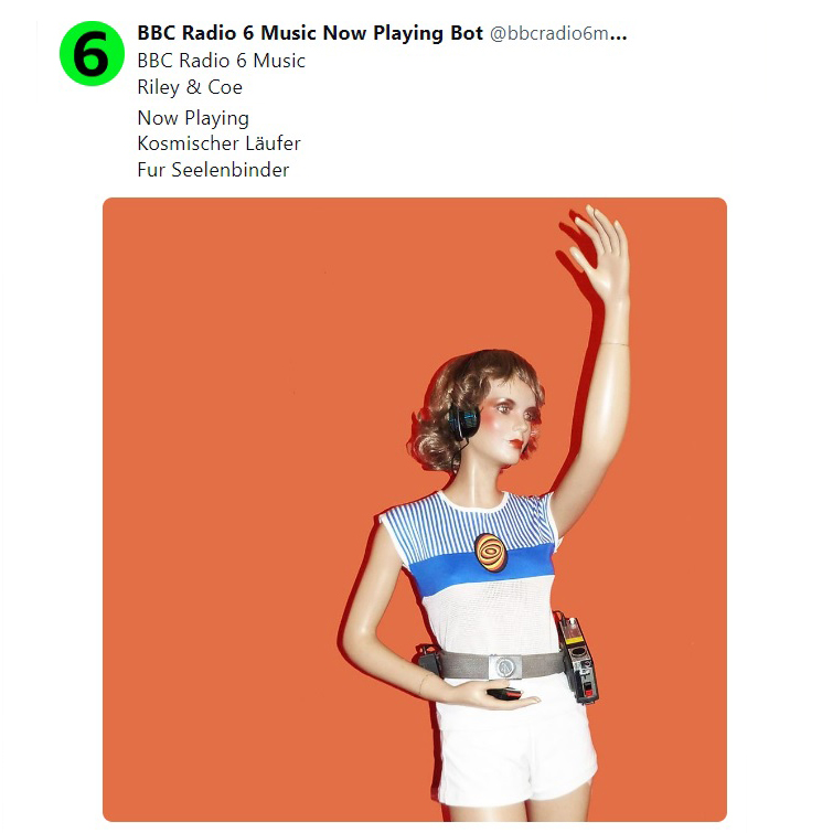KosmischerL's tweet photo. Danke! @gidcoe @BBC6Music for playing 'Für Seelenbinder' from Volume Three tonite. Back on vinyl in the store > https://t.co/SG3Yc7Jyrh
#kosmischerläufer #kosmischemusik #vinyl #vinylcollection #vinylcommunity #bbc6music #gideoncoe #marcriley https://t.co/v9MECZMrtQ