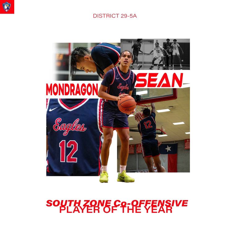 Congratulations to our very own @SeanMondragon12 for being selected District 29-5A Co-Offensive POY!