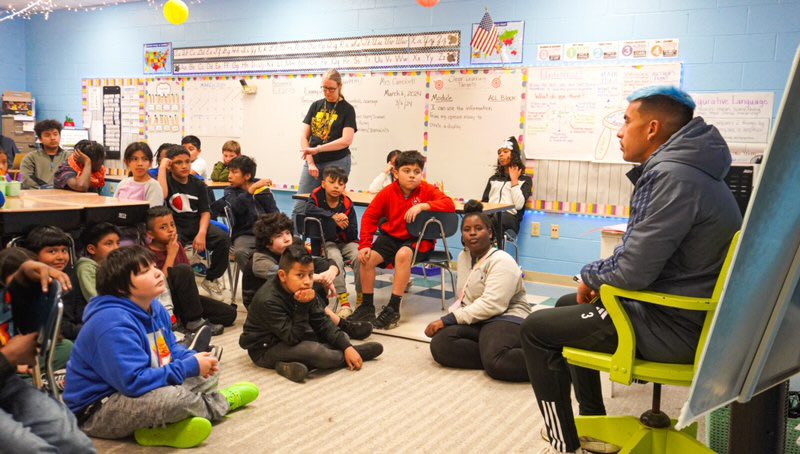ChattanoogaFC's tweet photo. Celebrated Read Across America Week with another #ReadtoScore with @jonathanburke77 and Joseph Perez at East Lake Elementary School π https://t.co/po6oWJj19u