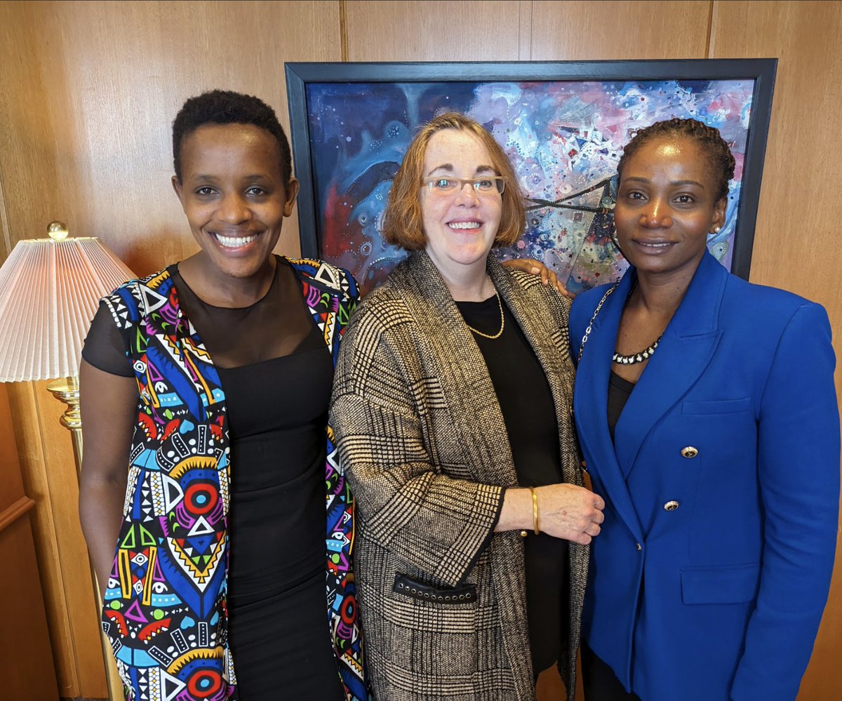 I was honored to meet Fatou Baldeh from the Gambia & Agather Atuhair from Uganda, both recipients of this year’s International Women of Courage Award. They exemplify the ingenuity and courage of African women leaders steadfastly pursuing justice and equality, inspiring us all.