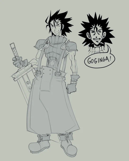 The SOLDIER uniform is so much fun to draw 