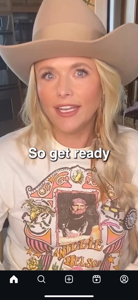 When she says get ready.