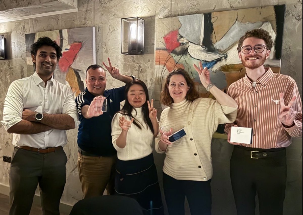 GeoffroSloan's tweet photo. LNG secured!
My colleagues and I won an LNG contract simulation exercise at our @PotenPartners London office last week. Glad I can provide gas for my fictional home country of Zedland! https://t.co/UJiC6sqFaN