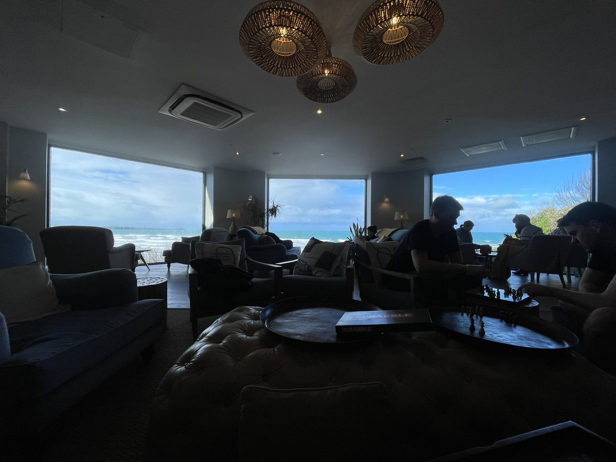 Dreamy weekend with friends and the fabulous <a href="/LeeMBaker/">Lee Baker</a> by the sea <a href="/WatergateBay/">Watergate Bay Hotel</a> - cannot recommend enough. Beautiful accommodation, delicious food (so much of it) and the most amazing setting. #staycation #Cornwall #Newquay