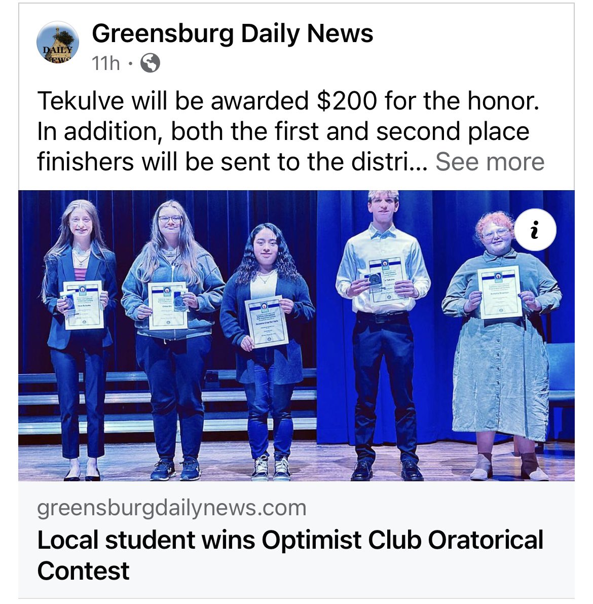 bkraush's tweet photo. Another GCHS NHS member excelling!! Way to go, Chase Tekulve!! https://t.co/Vn9TsmUahZ
